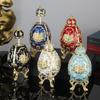 Vintage Automatic Toothpick Holder Creative Crown Castle Design Three Legged Toothpick Organizer for Home Restaurant