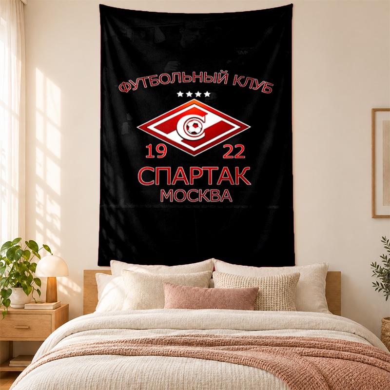 FC Spartak Moscow Tapestry highquality for decorating living room bedroom dorm walls ideal as bedroom wallart orholiday gift