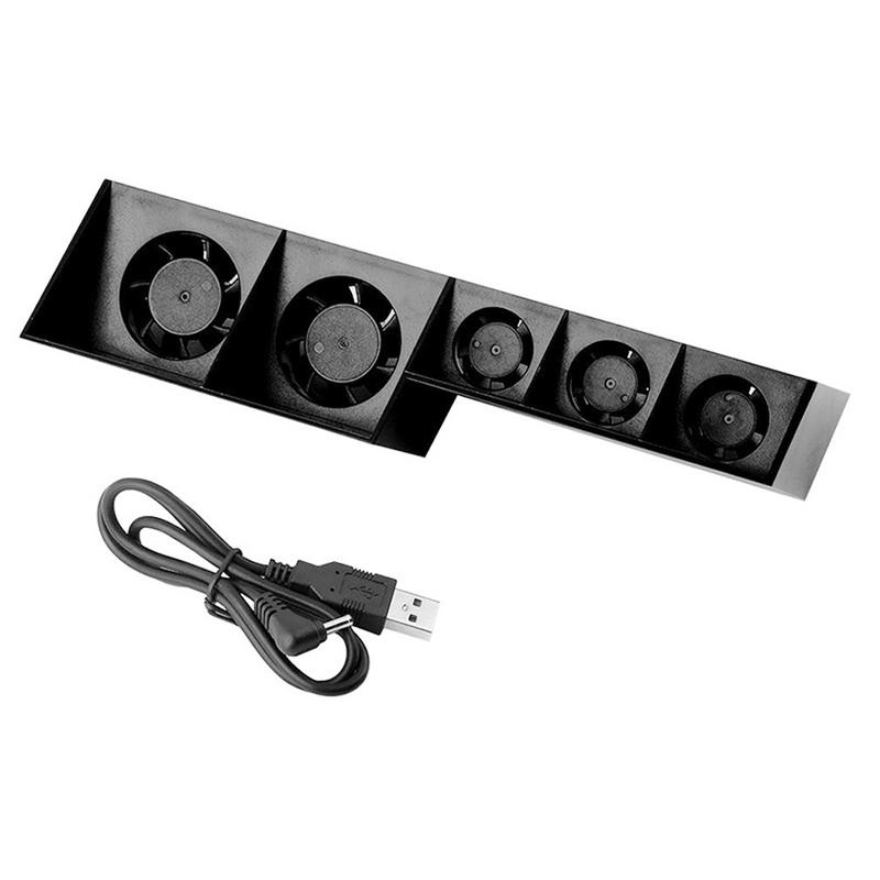 Video Game USB Cooling Fan Base for PS4 Consoles Accessories External Turbo Temperature Control for Playstation 4 Normal PS4
