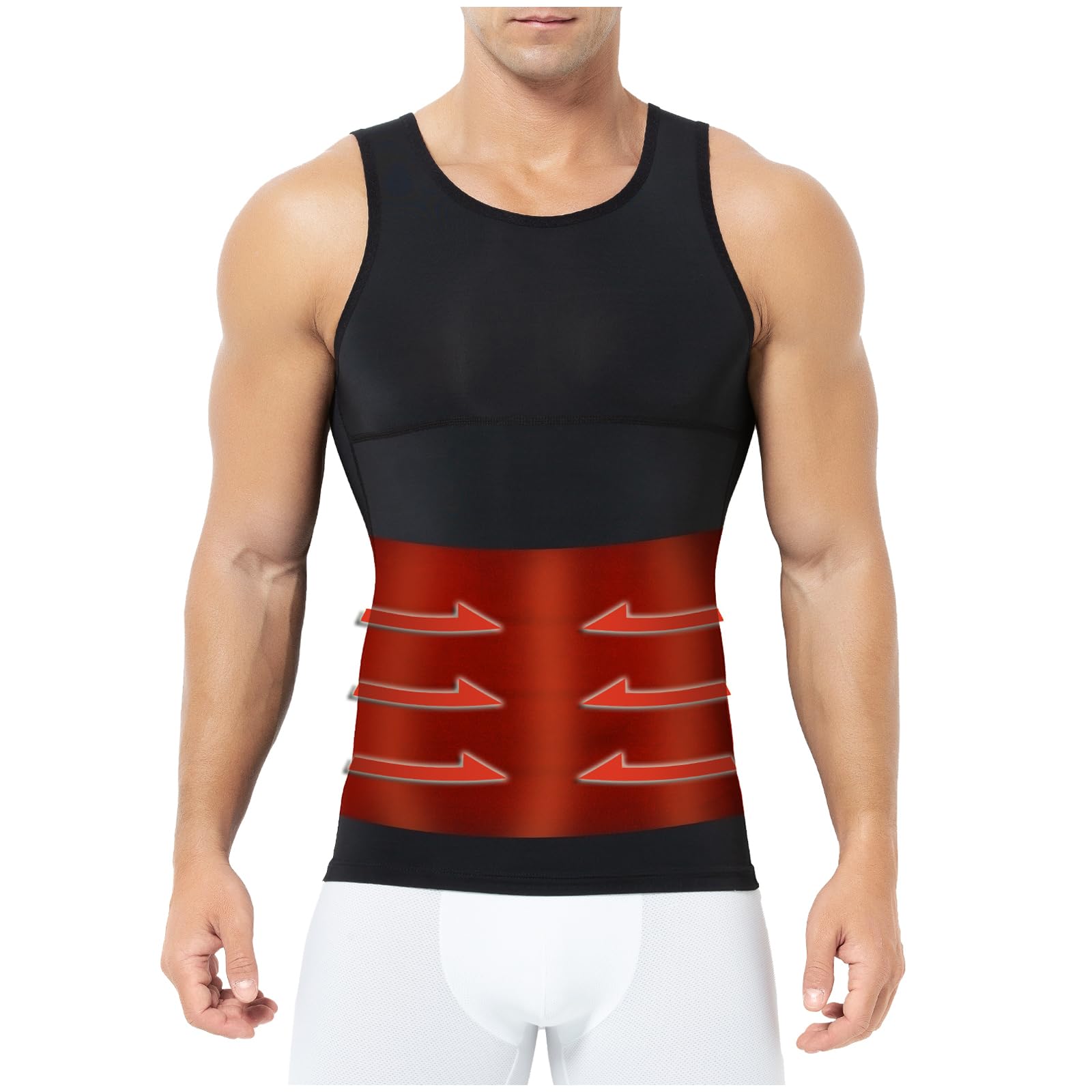 

Arjen Kroos Майка ультракомпрессионная без рукавов Компрессионное нижнее белье для живота размера M Мужской топ, Поддержка, Охлаждение, Черный, (AK3342)