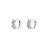 [White Gold] Summer Cubic One-touch Earrings