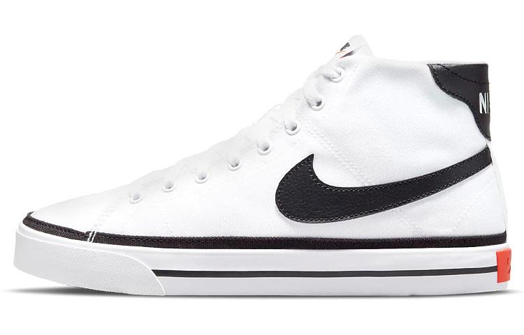 Nike Court Legacy Canvas Mid  White Black  DD0162-100 41