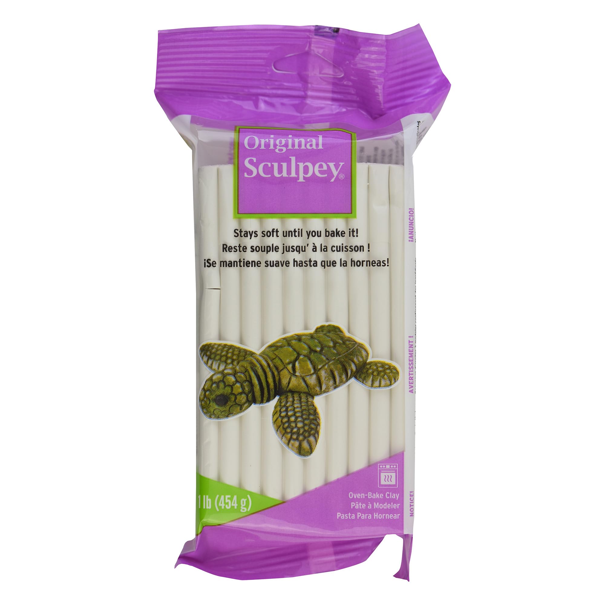 

Sculpey Polyform Original Sculpey 454g White 39000001 белый