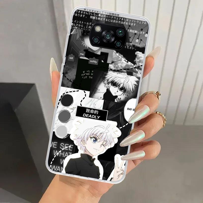 Hunter HXH Killua Phone Case for Xiaomi Poco X7 X6 X5 X4 X3 Nfc F7 Ultra F6 F5 Pro F4 GT F3 M6 M5S M4 M3 Soft Print Shell X7 X6