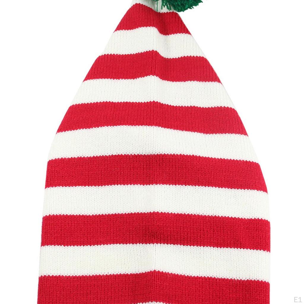 Santa Hat Christmas Headwear Novelty Knitted Beanie for Cosplay Carnival