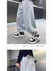 Boys' Autumn/Winter Casual Wide-Leg Sweatpants with Velvet - 2025 New Style