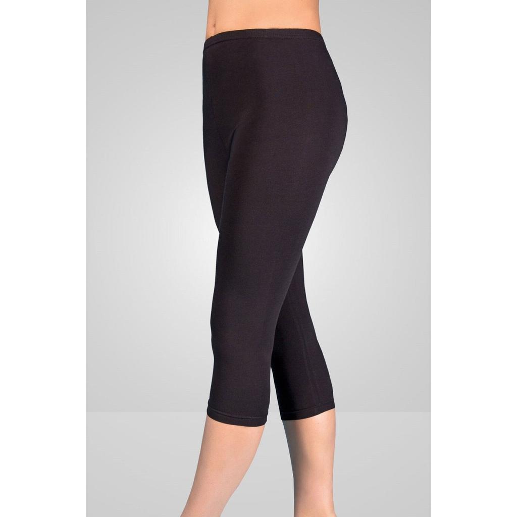 Belinay Damen Modal Capri Leggings Baumwolle Flexible Damen Leggings Hose