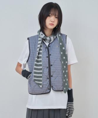 Kijiko Ke104-Check Vest Charcoal