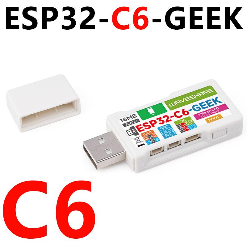 Waveshare ESP32-C6 Geek 1.14inch Development Board with 1.14 inch 65K Color LCD