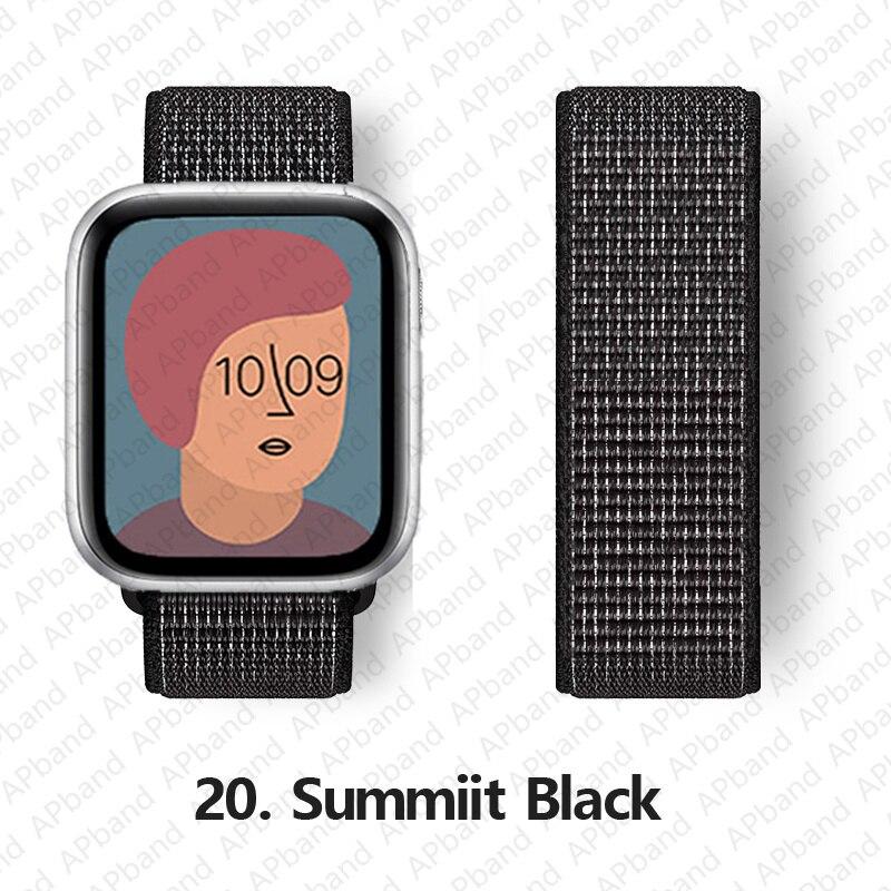 Nylon Band Voor Apple horlogeband 44mm 40mm 42mm 38mm 41mm 45mm 41 45 smartwatch polsband riem lus armband iWatch 3 4 5 se 6 7