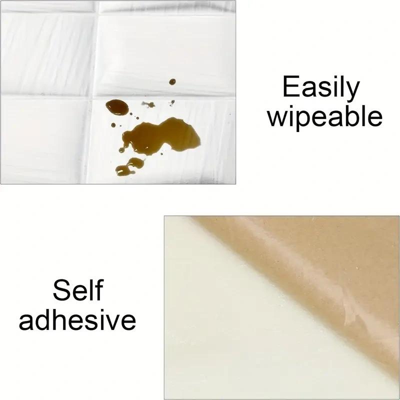 5-10Pcs 3D Effect Self-Adhesive Waterproof Foam Brick Wallpaper Loosely Pasted To Create Anti-Collision Bedroom Wall Quality