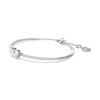 Swarovski Mesmera Inlaid Pattern Decorated Bracelet Women Bracelets Silver 5667253
