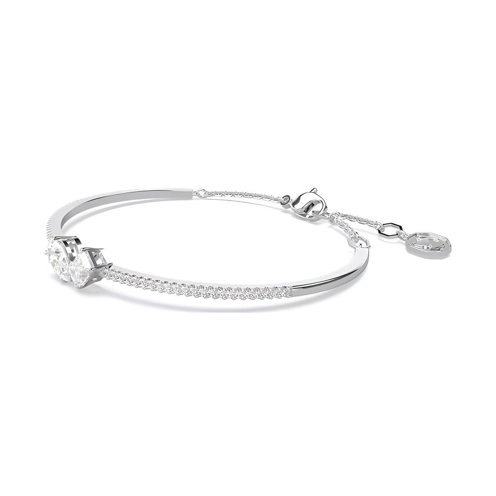 Swarovski Mesmera Inlaid Pattern Decorated Bracelet Women Bracelets Silver 5667253