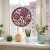 5D DIY Diamantmalerei Punkte Anhänger Doppelseitiger Druck Strassstein Diamantkunst Fensteranhänger für Gartenfenster Dekoration