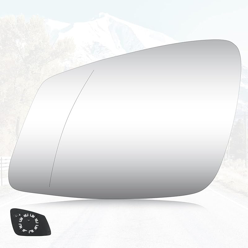 Youxmoto Passenger Right Side Heated Mirror Glass Replacement, 2009- Fit For BMW 228I 320I 328I 330I 335I 428I 430I 435I 535I 550I I3 M3 M4 M5 X1 F30