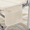 Foldable Outdoor Wheeled Chair Trolley Portable Reclining with
