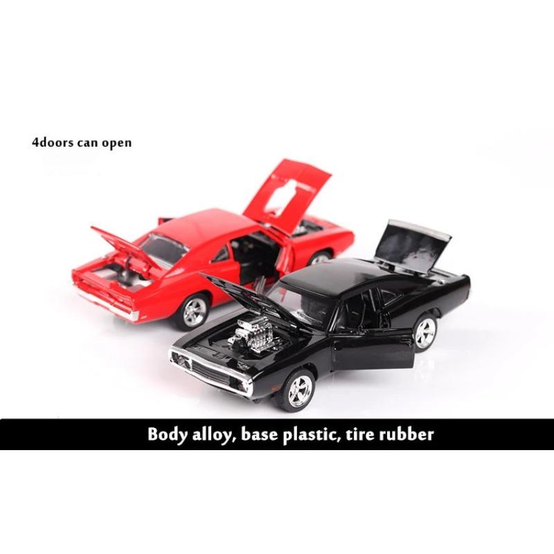 1/32 Dodge Charger The Fast and The Furious Legierungs-Automodelle Kinderspielzeug für Kinder Klassische Metallautos