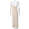 Sexy Solid Color Sleeveless Women's Spring Summer New Dress Twist Shoulder Strap Slim Dress Fashionable Wrap Evening Party Elegant Dress