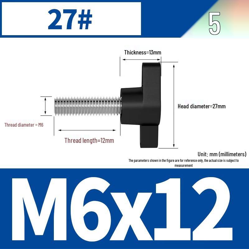 Stainless Steel Z-Type T-Handle Slotted Screw with Plastic Head (M4/M5/M6/M8)