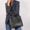 David Jones women's classic black trunk bag