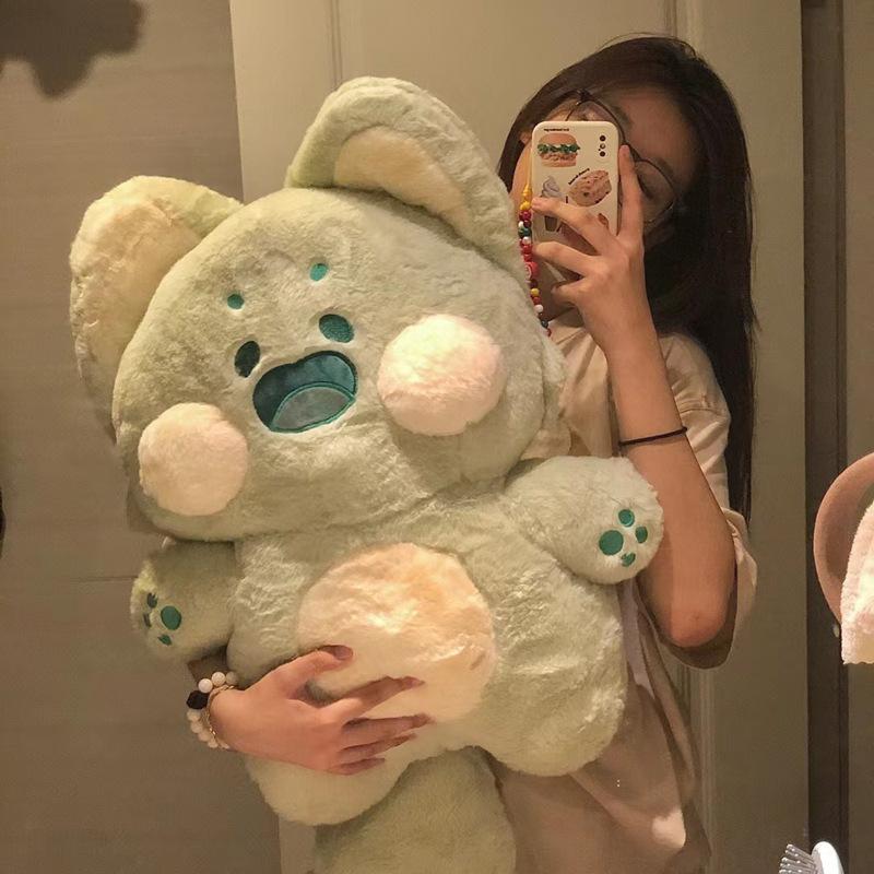 Cartoon Kawaii Dudu Cat Pillow Plush Toys Stuffed Soft Cat Doll Animal Pillow for Boy Girl Birthday Party Christmas Gift