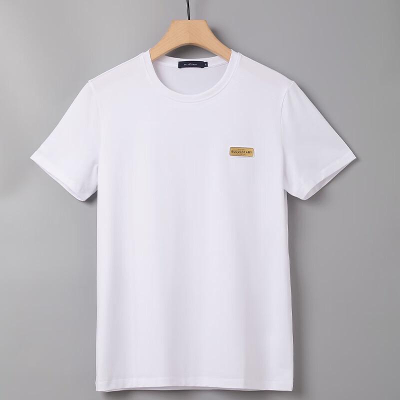 BULUCSTAMY Classic Solid Color Crew Neck T-Shirt CMD6896 3XL