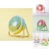 Modern And Simple Usb Fan Gradual Color Changing Lightweight And Portable Perfect Gift For Festivals And Celebrations Characters)