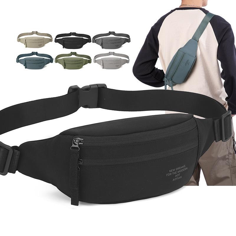 Waist Bag Lightweight Crossbody Bag Outdoor Sports Mobile Phone Shoulder Bag