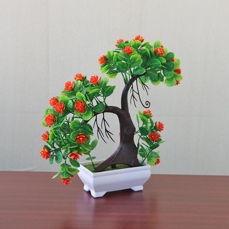 Camellia Japonica Rose Artificial Plant With Plastic Material For Home Decor And Table Centerpiece