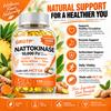 Plant-Derived Enzyme Complex Capsules, Nattokinase 10,000 FU, Coenzyme Q10, Bromelain, Olive & Turmeric Blend, Nutritional Supplement