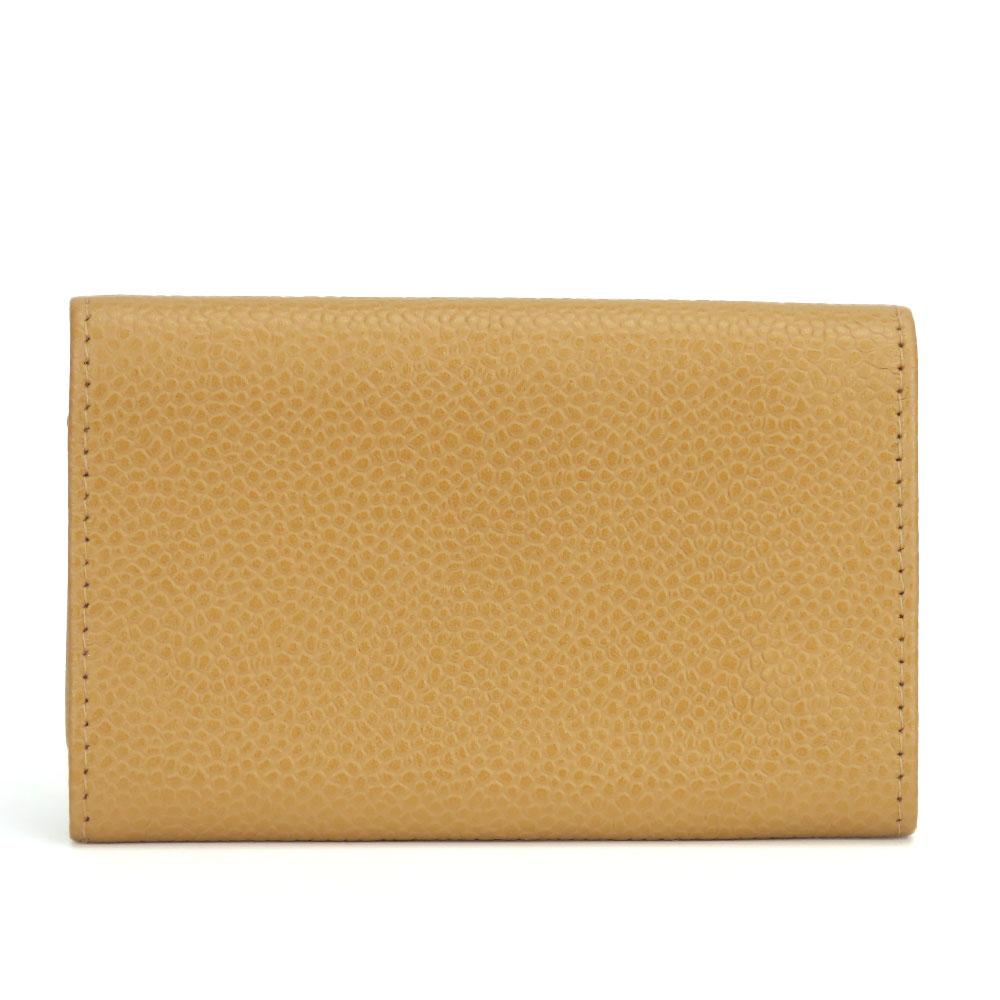 USED CHANEL Key holder  six hooks Caviarskin beige 8th