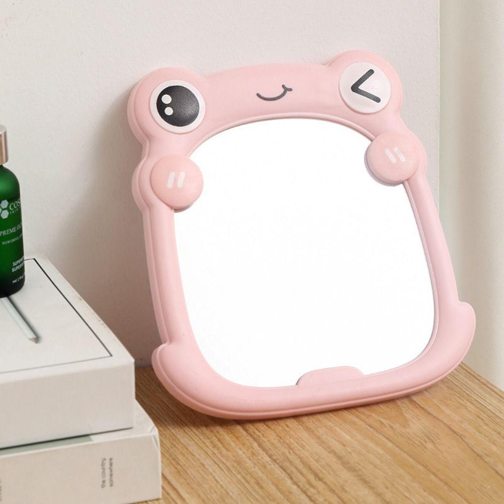 Creative Dressing Mirror Portable Table Countertop Mirror Frog Makeup Mirror  Female