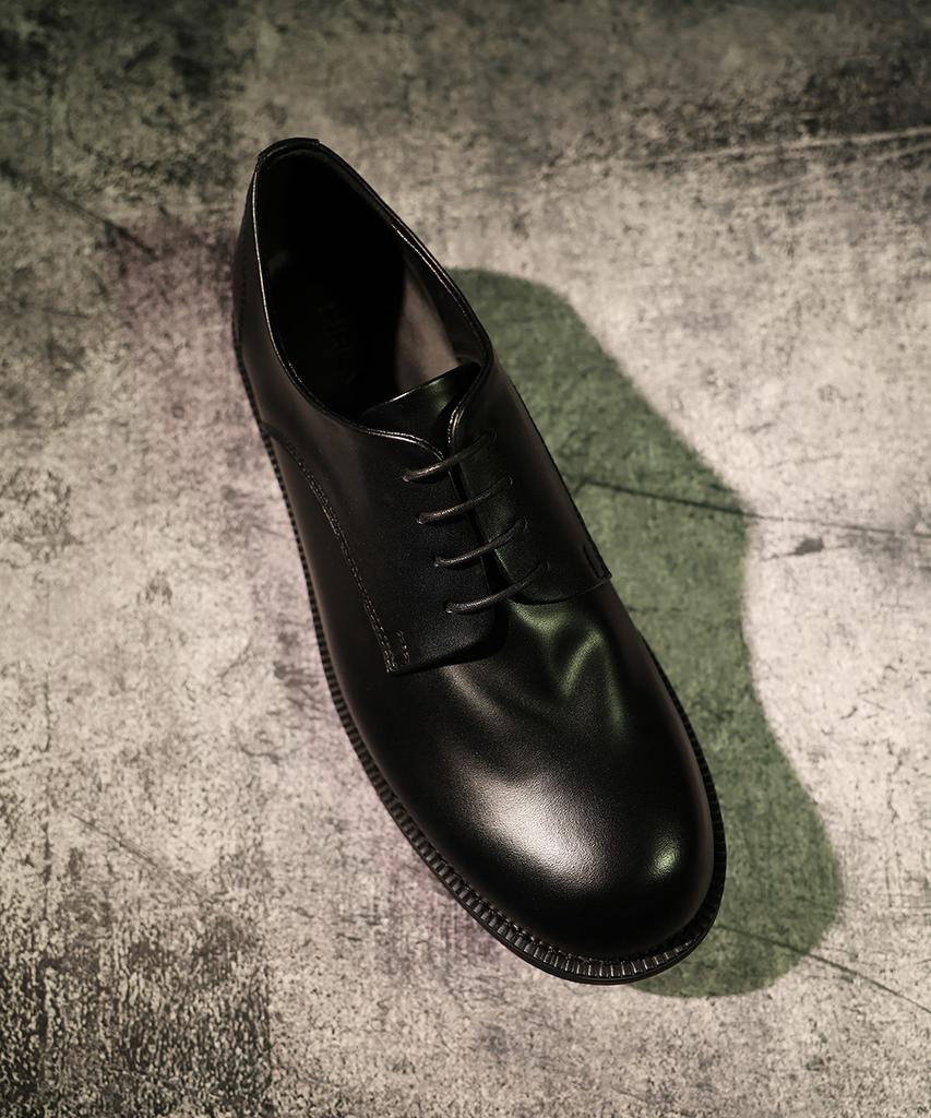 Firenze Atelier [Vibram] Contemporary Wrinkle Derby 1600 [Black Fg]