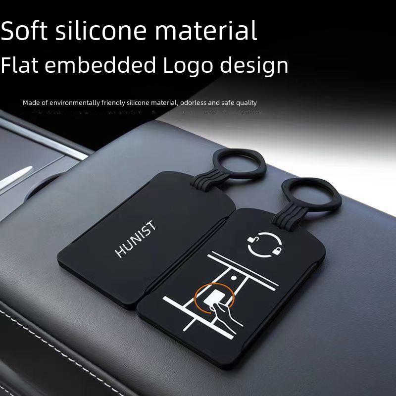Silicone Key Card Cover for Tesla Model 3/Y - Wear-Resistant & Waterproof