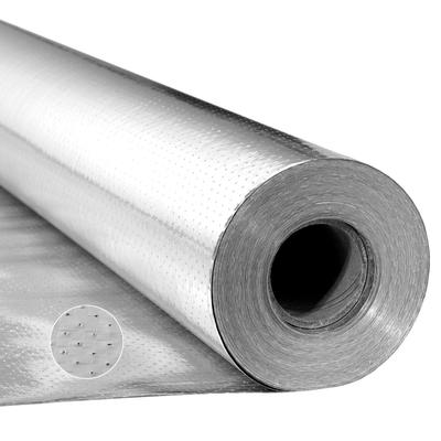 Double Reflective Insulation Roll, Perforated Woven Fabric Radiant Barrier, 0.15mm 76.2m X 1.22m