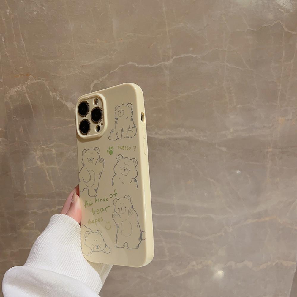 Cartoon Cute Bear Case for iPhone 17 iPhone 17 Pro Max