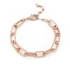 ELLE Jewelry Square Clip Chain Bracelet ELBRBB084