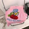 Strawberry Floral Wool Blend Sleeveless Knit Vest