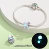 New 925 Silver Original Luminous Chameleon Firefly Beaded Jewelry Bead Bracelet
