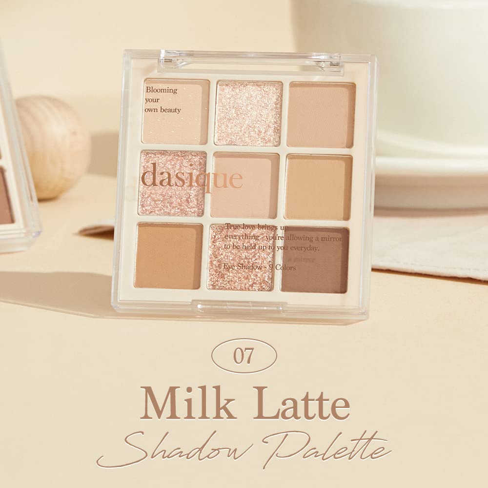 Dasique 07 Milk Latte Milk Latte Eyeshadow Palette "Official"