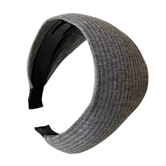 

Hair Hoop High Elastic Sponge Inner Soft Fabric No Pressure Ultra Wide Thickened Headband Skull Lifting Hair Accessory
