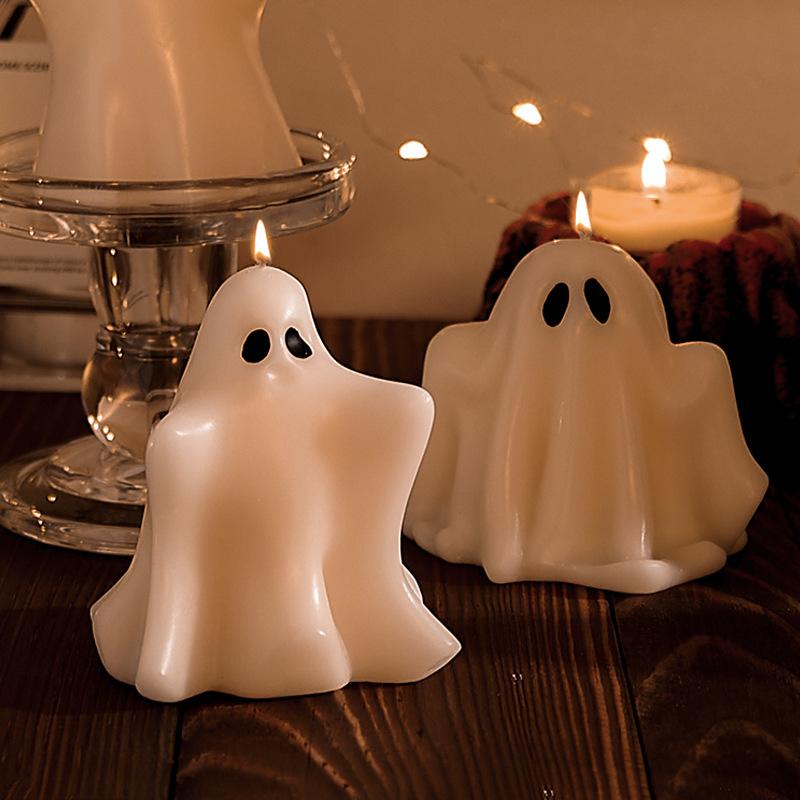 Halloween Aromatherapy Halloween Props Smokeless Candles Party Decoration Room Fragrance Gift 1PC