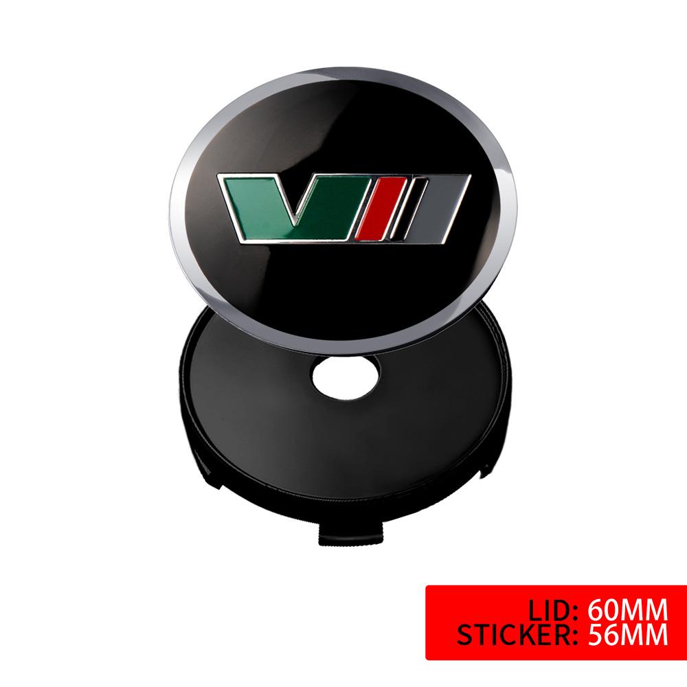2025 New For Skoda Octavia VII VRS R Rapid Fabia Yeti Superb Kamiq Car Badge Hub Cap Hub Stickers Wheel Dust-proof Logo Covers D