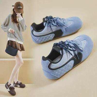 „Koreanische weiße Retro-Sneaker für Damen | Frühjahr 2025 | Dicke Sohle | Freizeitschuhe, die die Körpergröße erhöhen | S01“