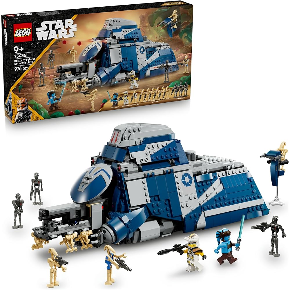 LEGO Star Wars Battle of Felucia Separatist Armored Personnel Carrier Toy Building Set for Kids Ages 9-11