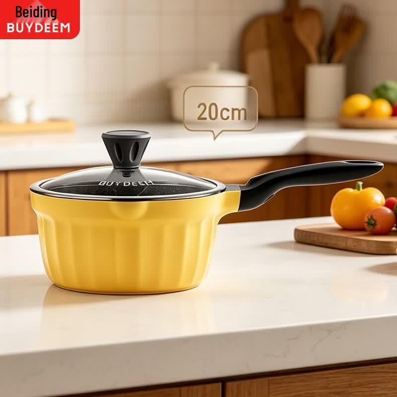 Buydeem 20cm Non-Stick Enamel Multi-Purpose Pot