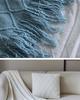 Decorative Bed Runner & Knit Throw Blanket for Home, Office, Sofa, or Nap