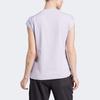 adidas Solid Color Outdoor Sports Crew Neck Short Sleeve T-Shirt Women T-Shirts Purple IN4623