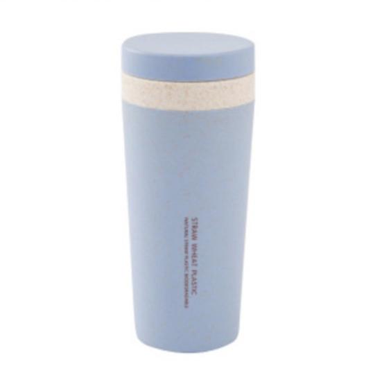 

300 мл дорожная кружка с вакуумной изоляцией двухслойная пластиковая детская безопасная бутылка для воды на открытом воздухе синий