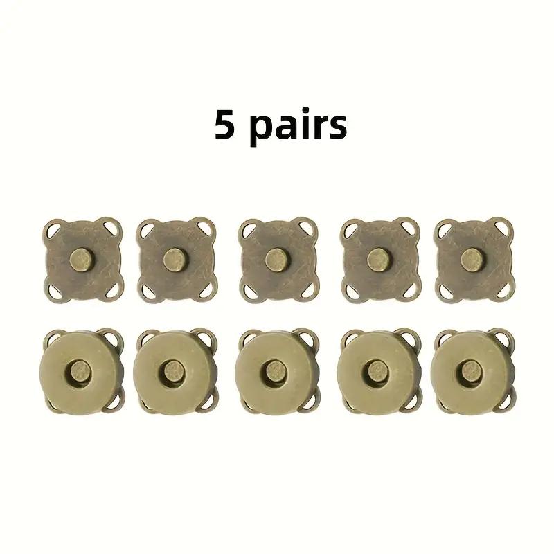 Invisible Mother And Child Plum Blossom Magnetic Button, Strong Suction Magnet Button, DIY Hand Sewn Concealed Button For Clothing And Luggage